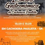 1º Concurso Gastronômico de Cachoeira Paulista traz comida tropeira como inspiração e homenageia Ocílio Ferraz