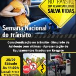 SIMULADO DE ACIDENTE DE TRÂNSITO COM VÍTIMA ACONTECE NESTE SÁBADO