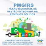 CONSULTA PÚBLICA – Plano Municipal de Gestão Integrada de Resíduos Sólidos
