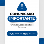 Comunicado da Secretaria Municipal de Educação